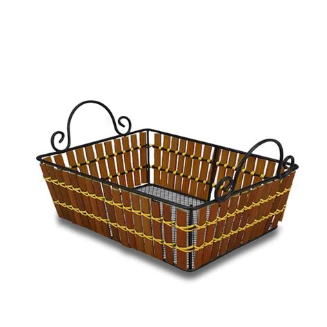 metal frame fabric basket 11 in|Amazon.com: Metal Frame Basket.